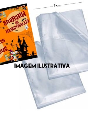 Lapela com saquinho halloween
