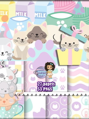Kit digital gatinhos