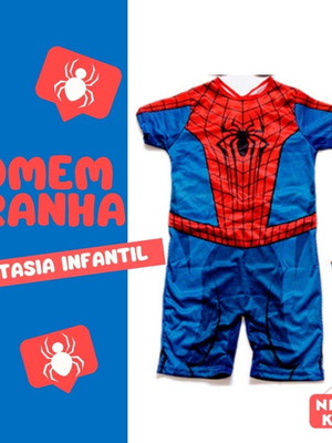 Fantasia curta sem enchimento do homem aranha