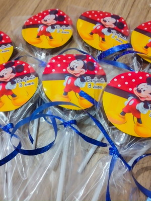 Pirulito de chocolate - mickey