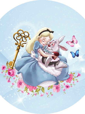 Painel redondo alice