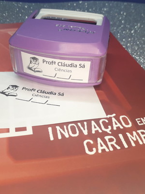 Carimbo automático professores - pessoal ou comercial