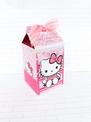 Caixa milk hello kitty
