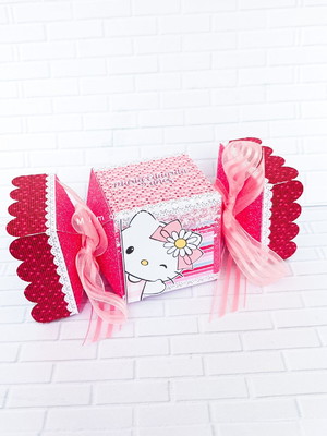 Caixa bala hello kitty