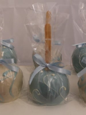 Maçã de chocolate