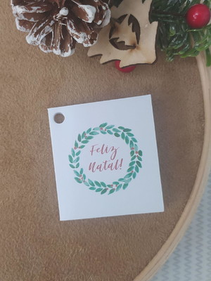 Cartão tag - natal