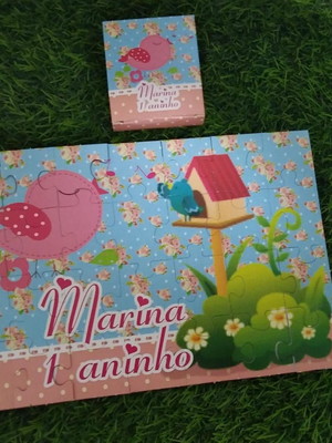 Quebra cabeça jardim encantado