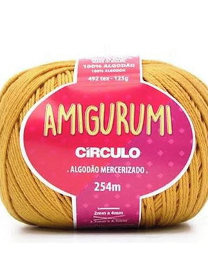 Fio amigurumi círculo - mostarda - 7030