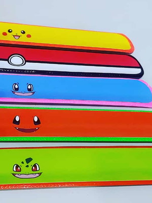 Pulseira bate enrola pokemon