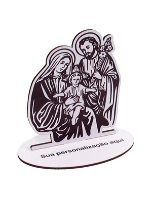 Lembranças sagrada familia mdf personalizada