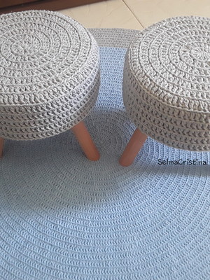 Puff banqueta 2 unidades