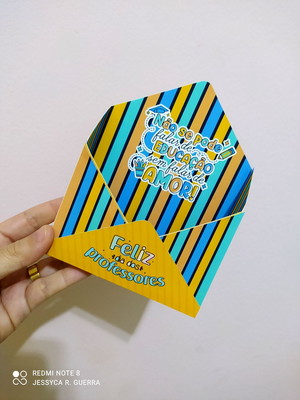 Arquivo digital - caixa envelope dia dos professores