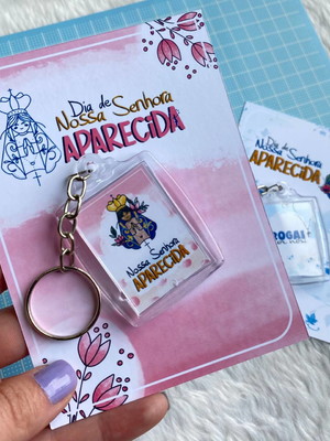 Chaveiro brinde nossa senhora aparecida