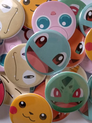 Bottons pokemon personalizados