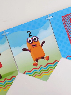 Bandeirolas number blocks 15x21