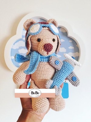 Receita amigurumi urso aviador pdf | molde digital