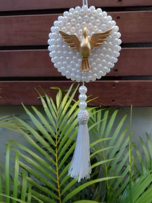 Pingente divino espírito santo/mandala batizado