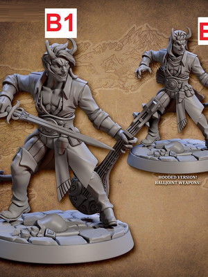 Miniatura city of intrigues d&d mezzalfiend trickster b