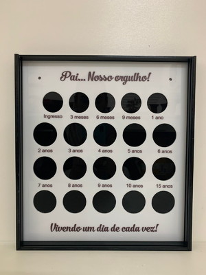 Porta placas alcoólicos anônimos