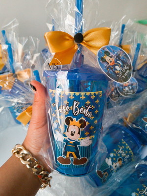 10 copos twister 400ml, mickey realeza ( todos os temas)