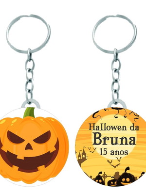 Chaveiro halloween personalizado
