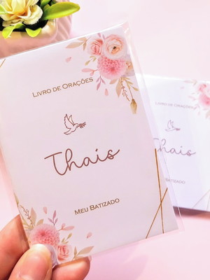 Lembrancinha para batizado/comunhão - mini livro de orações