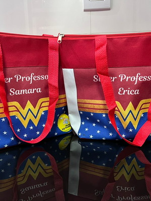 Bolsa personalizada para professoras