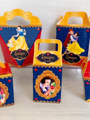 Kit 30 caixas branca de neve