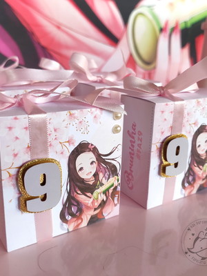 Caixinha retangular - nezuko demon slayer
