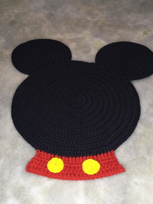 Souplast crochê mickey