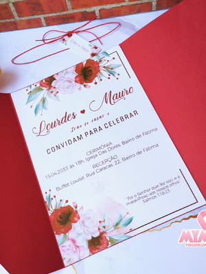 Convite envelope carta