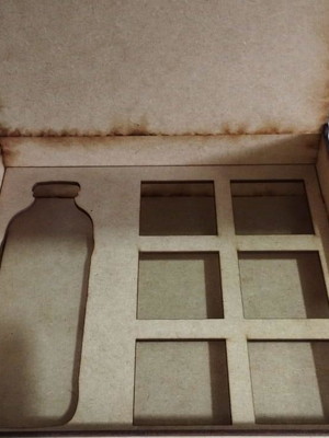 Kit 50 caixas em mdf para mini gin