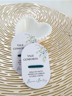 Vale conforto minimalista com elástico para cabelo