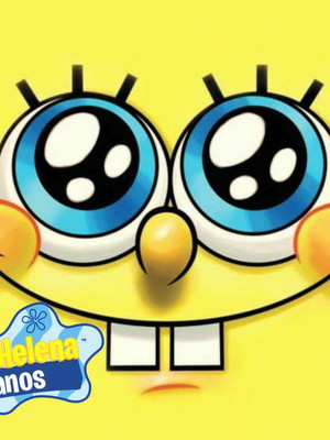 Rotulo balde de pipoca bob esponja