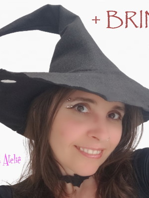 Chapéu de bruxa- halloween