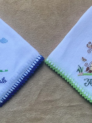 Fraldas de boca personalizadas bichinhos
