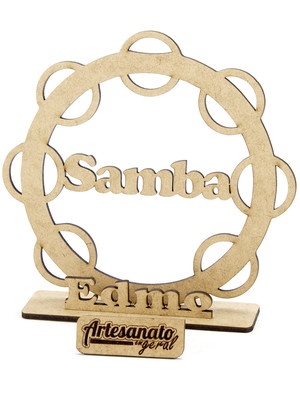 10 centro de mesa samba pandeiro personalizado mdf cru