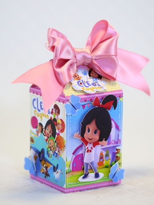 Caixa milk cleo e cuquim