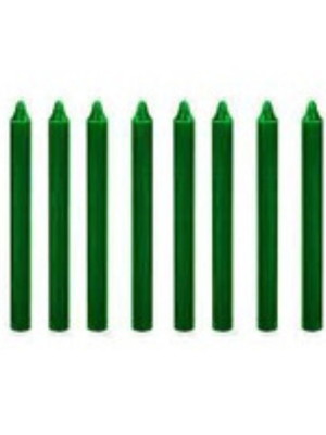 Pacote com 20 velas n°5 - verde