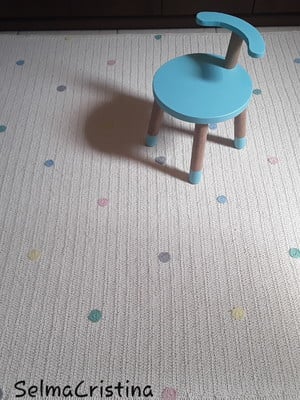Tapete de croche para bebê
