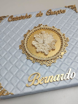 Presente para afilhado de crisma / batizado caixa de orações
