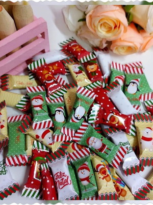 100 balas personalizadas brinde cliente natal