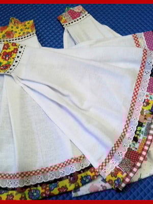 Kit 5 bate mão toalha de mão barrado patchwork sortidos