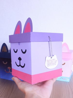Kit caixas box casa mágica da gabby
