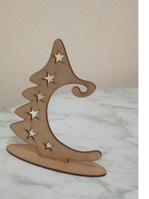 10 unidades arvore decorativa natal enfeite mesa festa mdf