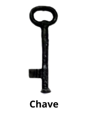 Vela de magia chave média - 13cm