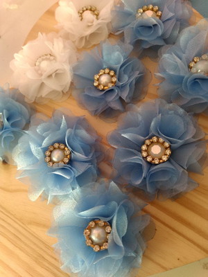 Flor de organza