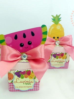 Caixa de acrílico frutos do espírito- fruta