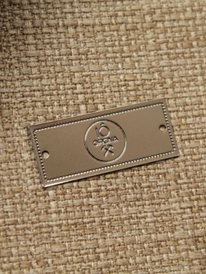 Tag metal retangular pct. 300 peças