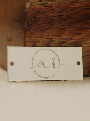Tag de metal personalizada kit 200pçs.